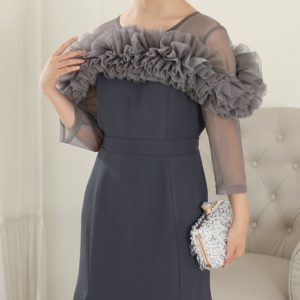 10287Lace Ladies(レースレディース)グレーS