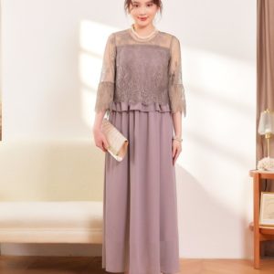 10296DRESS PLUS(ドレスプラス）紫S